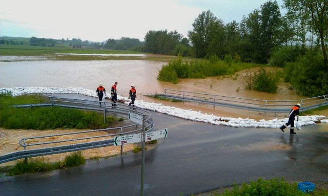 Hochwasser in Geldersheim