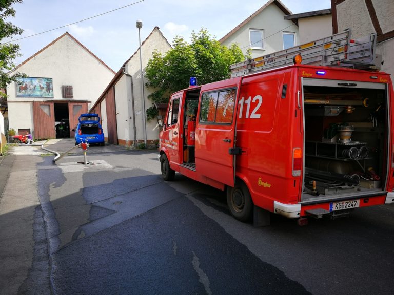 Brand Bauernhof Altenmünster « Feuerwehr Geldersheim