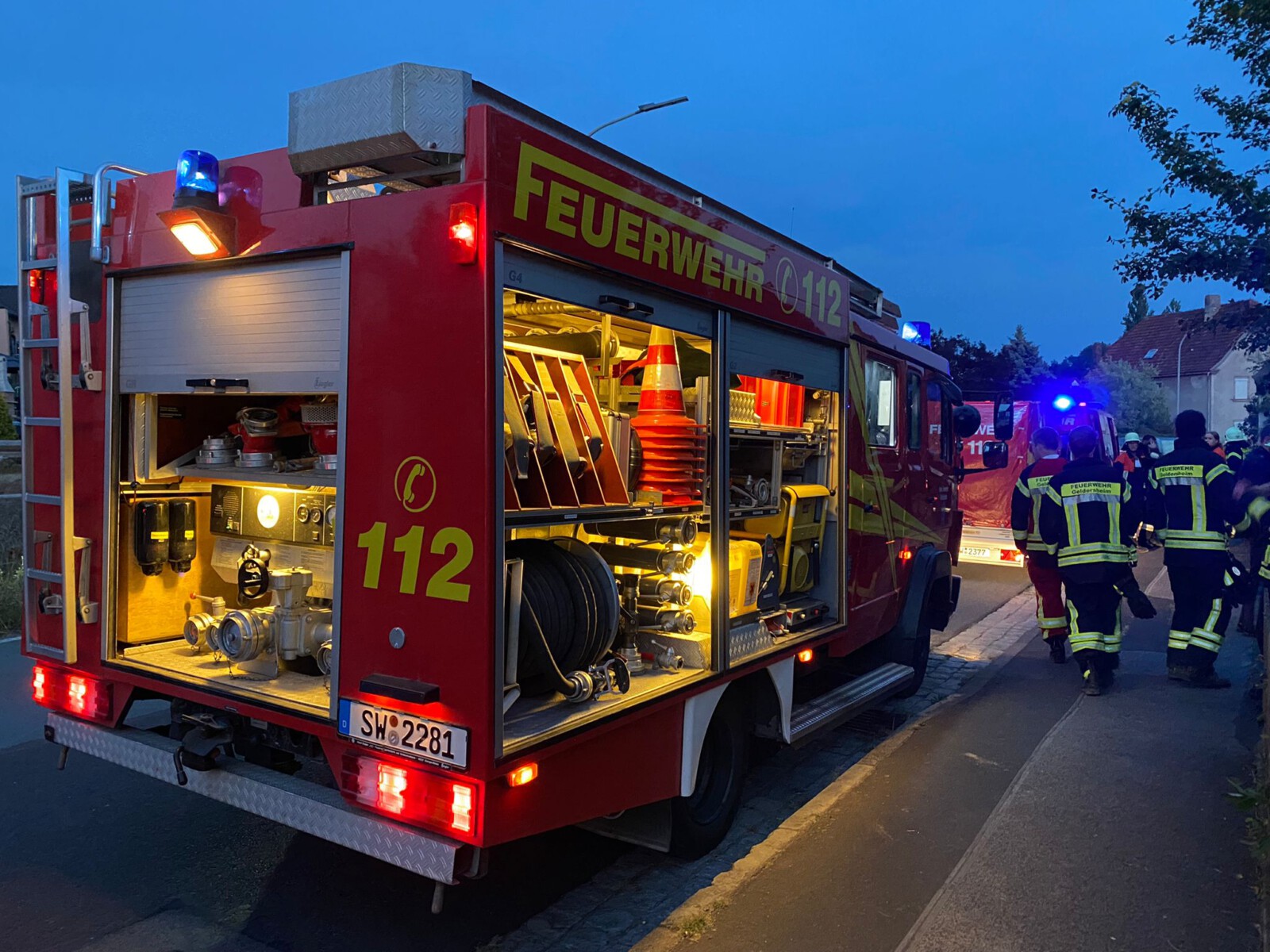 Akkuexplosion Würzburger Straße